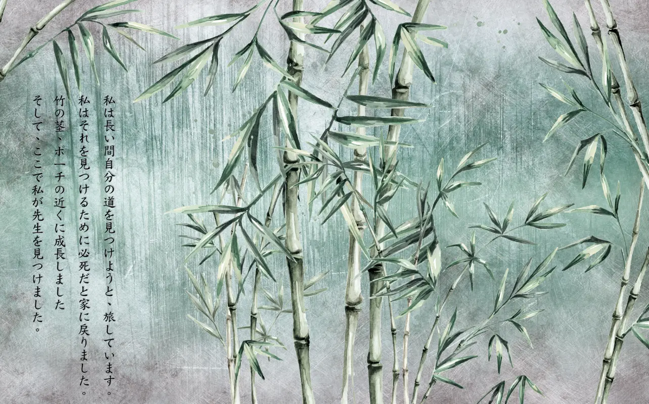 бамбук, растения, природа