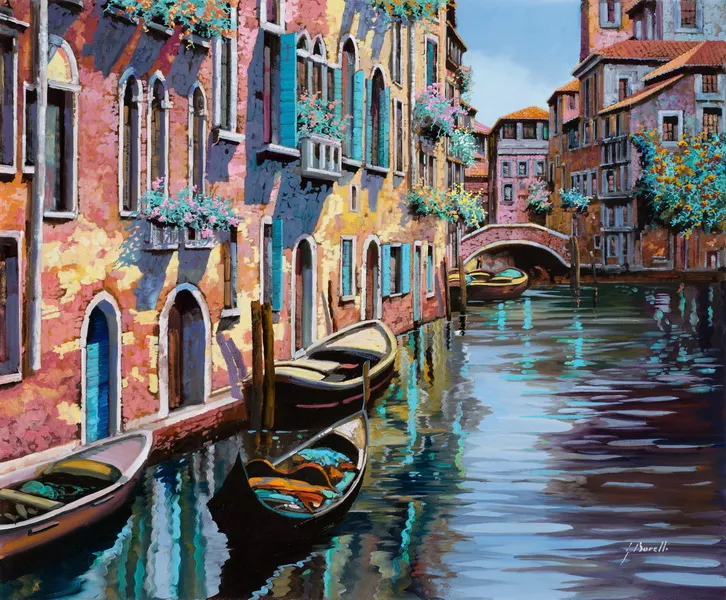 венеция, лодки, вода