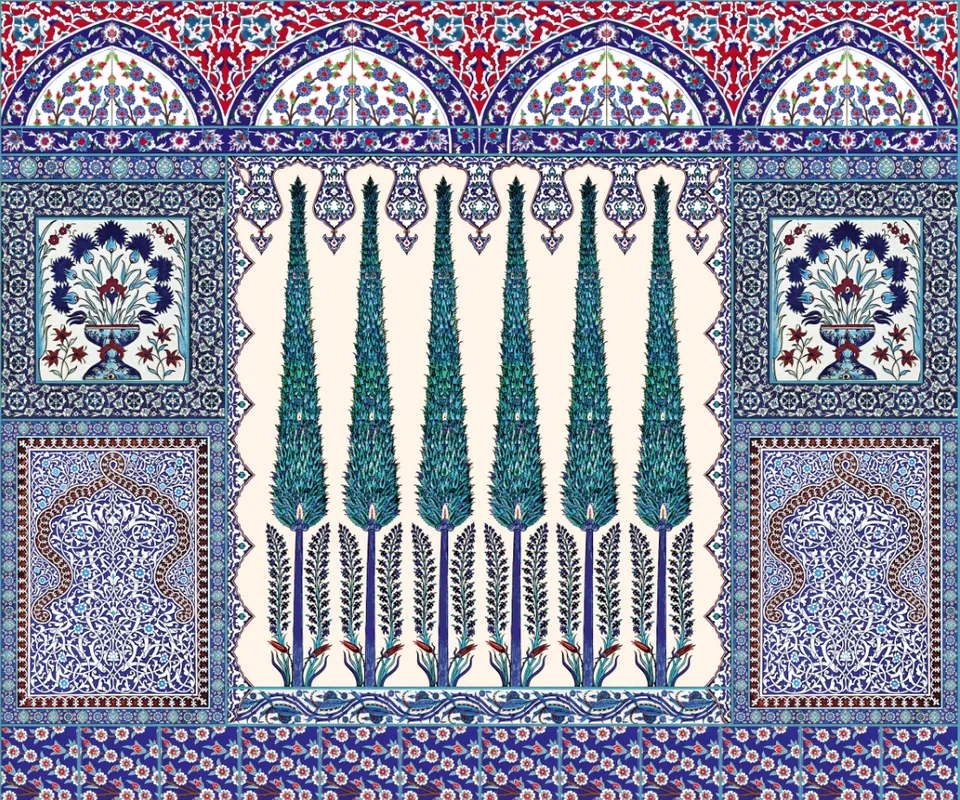 мозаика, персидский орнамент, византийский узор