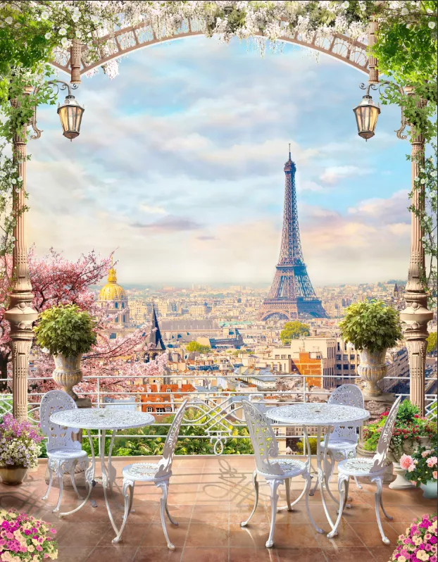 париж, город, эйфелева башня