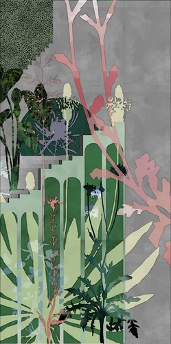 Мария Воробьева, геометрия, современный, линии, геометрические фигуры, фигуры, растения, трава, тень, объем, лестница, листья, на дверь, узкие, вертикальные