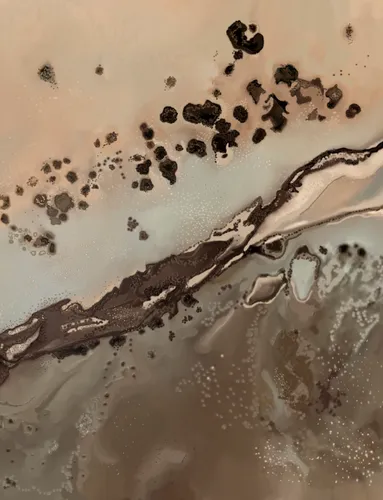 абстракция, разводы, капли, волны, песок, коричневые, серые, в стиле лофт, в скандинавском стиле, Мария Воробьева