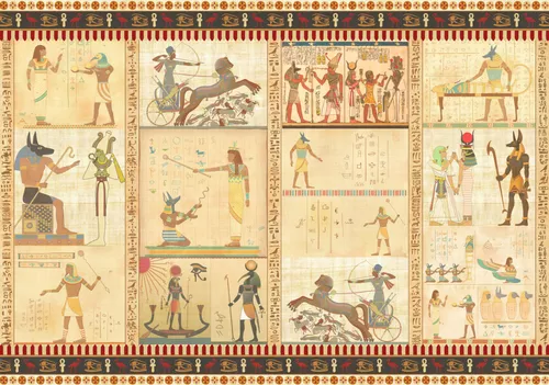 египет, египетские письмена, иероглифы, мифология, песочные цвета